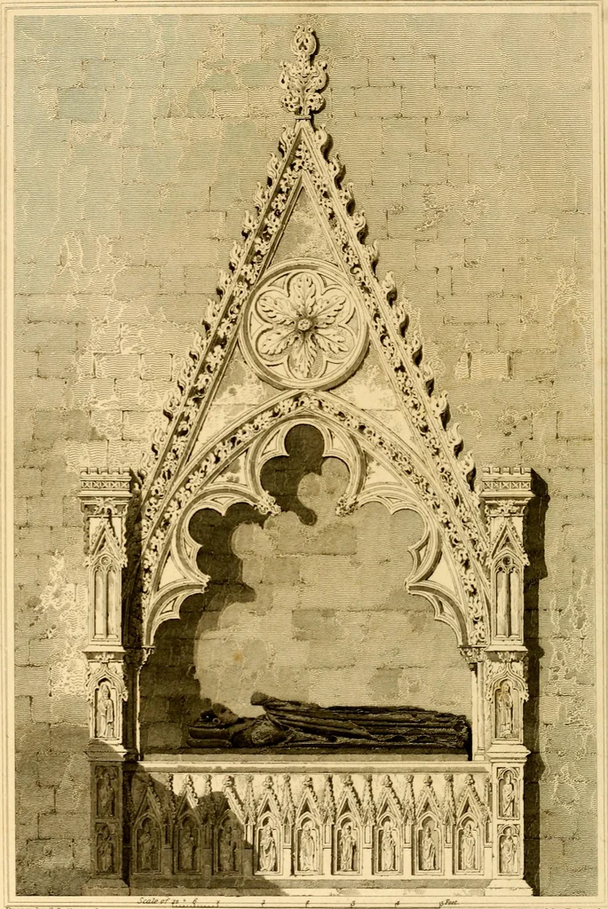 An illustration from Cathedral antiquities, 1814, leaf 137