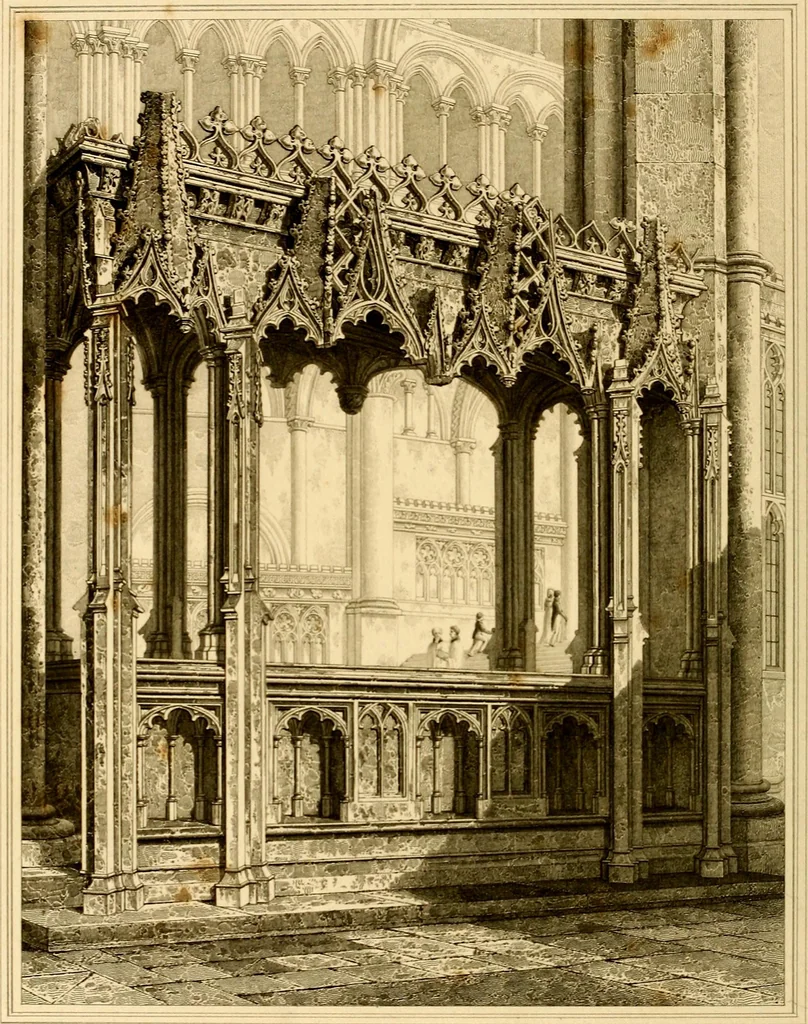 An illustration from Cathedral antiquities, 1814, leaf 139