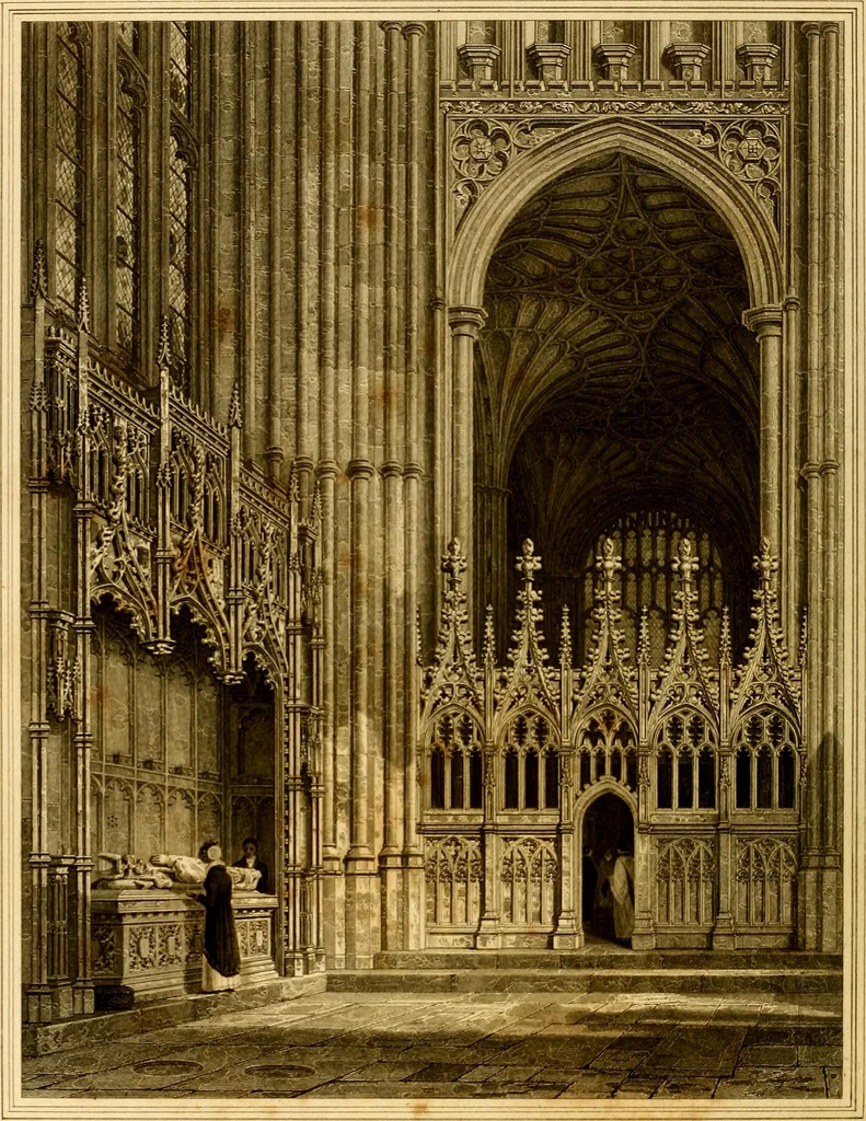 An illustration from Cathedral antiquities, 1814, leaf 147
