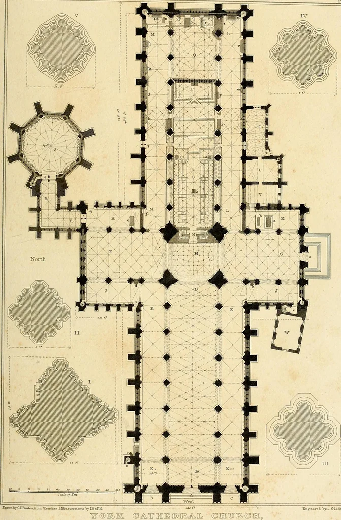 An illustration from Cathedral antiquities, 1814, leaf 272