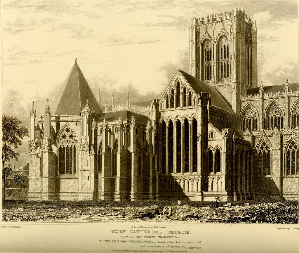 An illustration from Cathedral antiquities, 1814, leaf 277