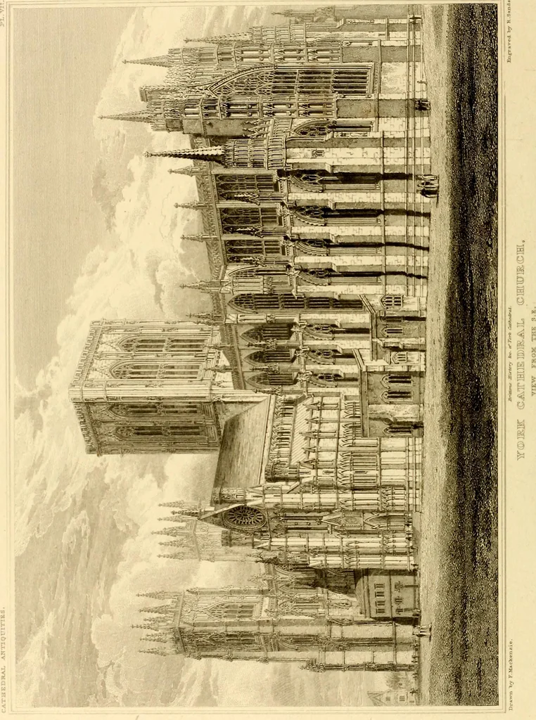 An illustration from Cathedral antiquities, 1814, leaf 283