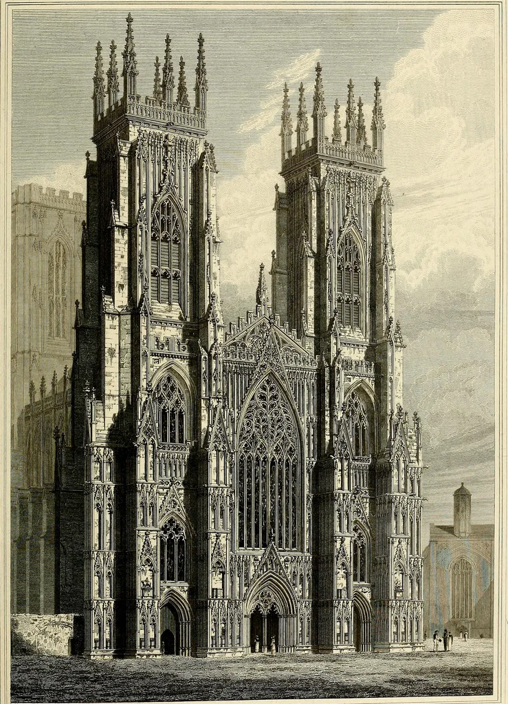 An illustration from Cathedral antiquities, 1814, leaf 294