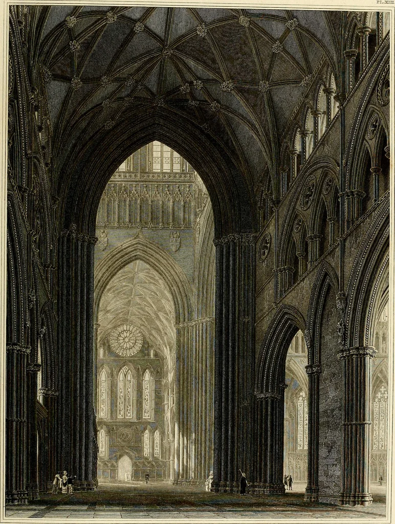 An illustration from Cathedral antiquities, 1814, leaf 300