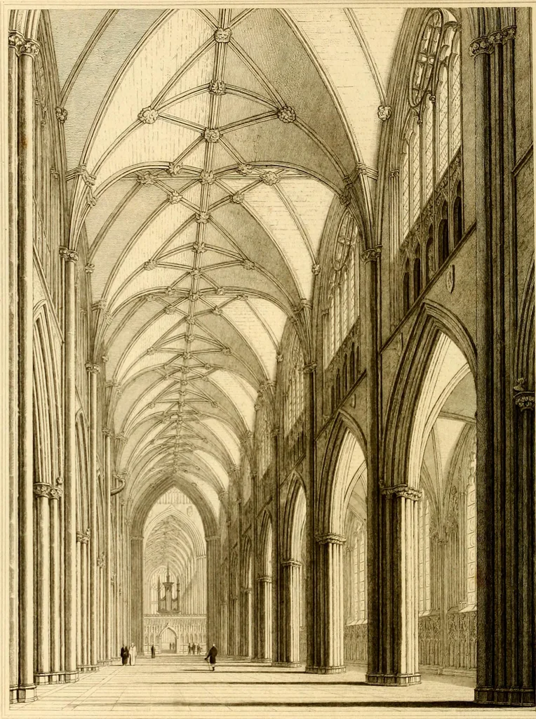 An illustration from Cathedral antiquities, 1814, leaf 305