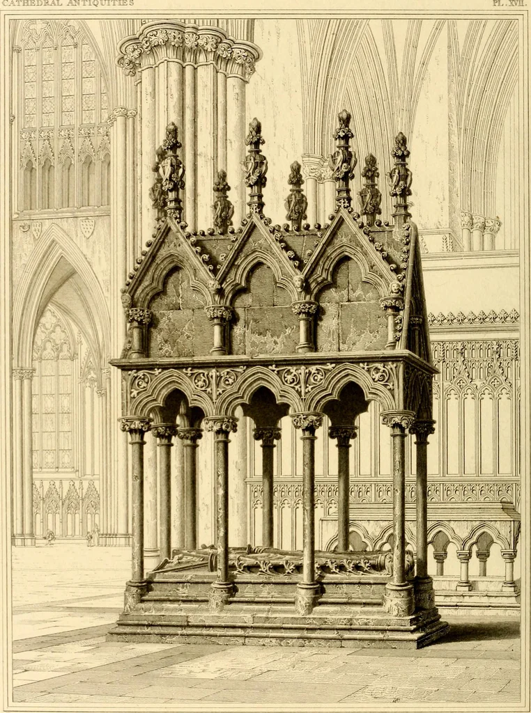 An illustration from Cathedral antiquities, 1814, leaf 307