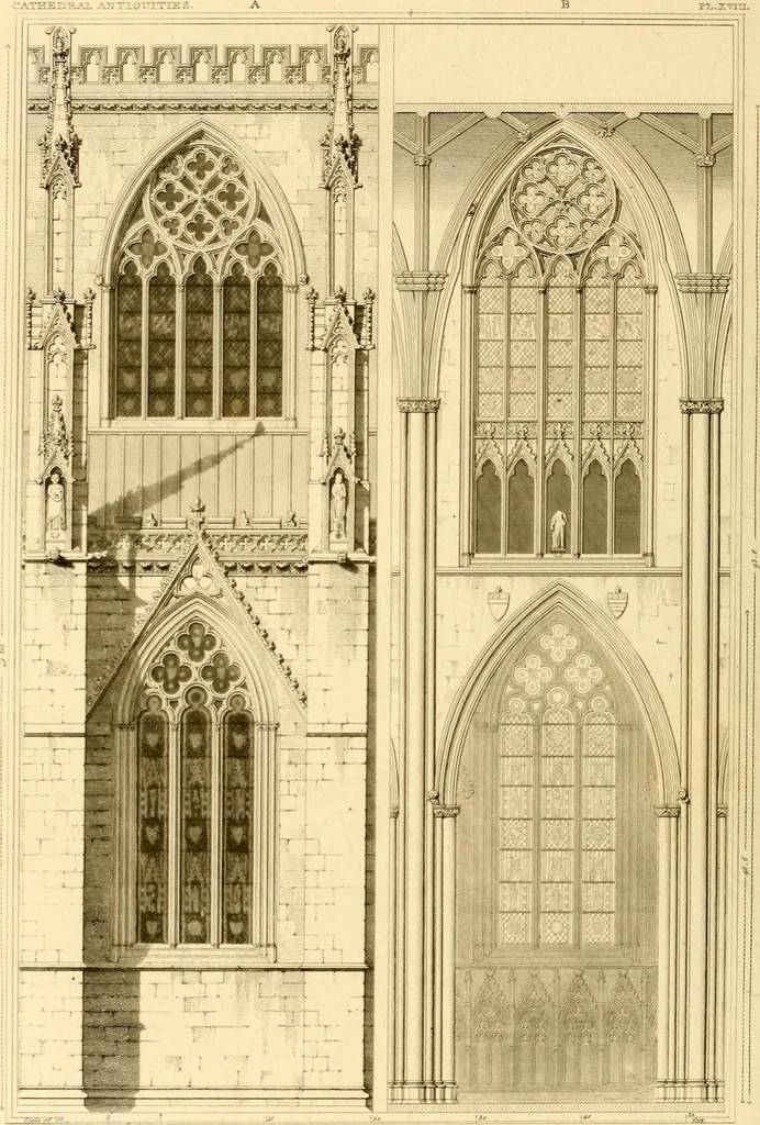 An illustration from Cathedral antiquities, 1814, leaf 309
