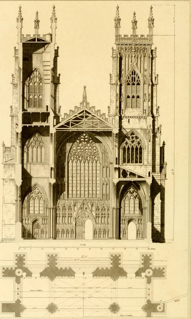 An illustration from Cathedral antiquities, 1814, leaf 311