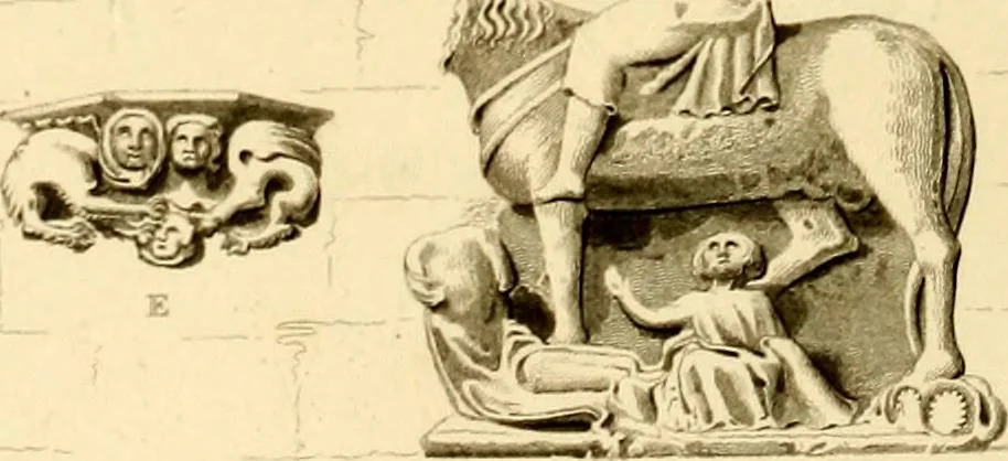 An illustration from Cathedral antiquities, 1814, leaf 313