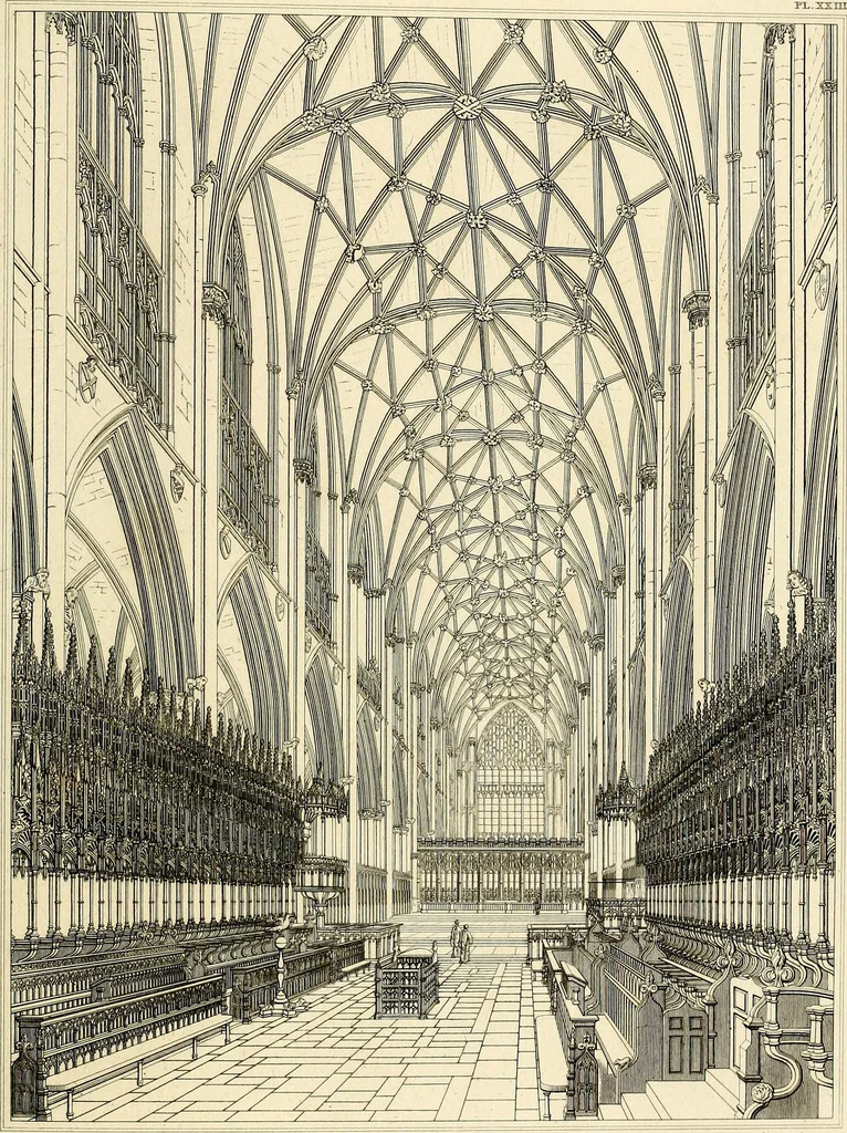 An illustration from Cathedral antiquities, 1814, leaf 324