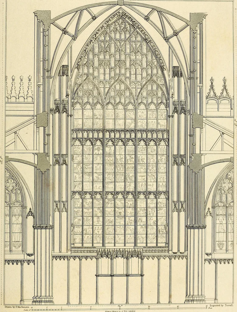 An illustration from Cathedral antiquities, 1814, leaf 328