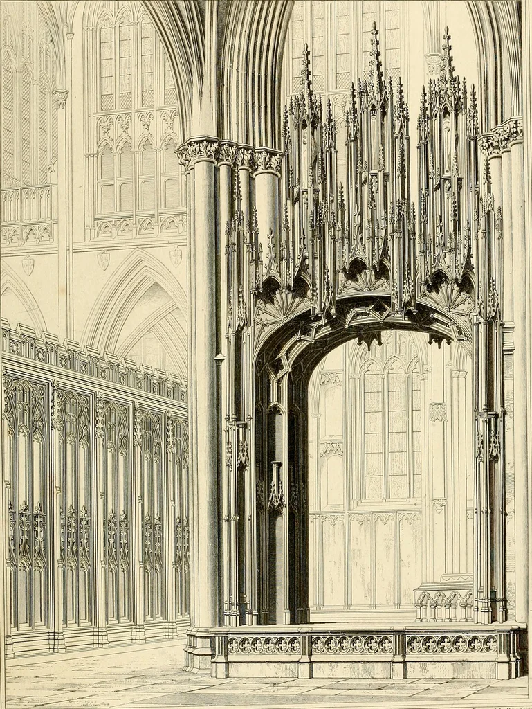 An illustration from Cathedral antiquities, 1814, leaf 330