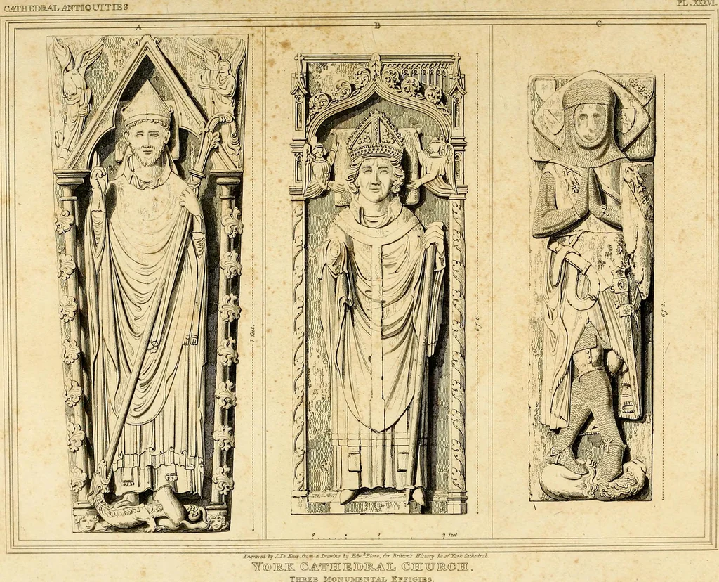 An illustration from Cathedral antiquities, 1814, leaf 346