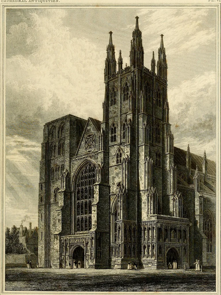 An illustration from Cathedral antiquities, 1814, leaf 66