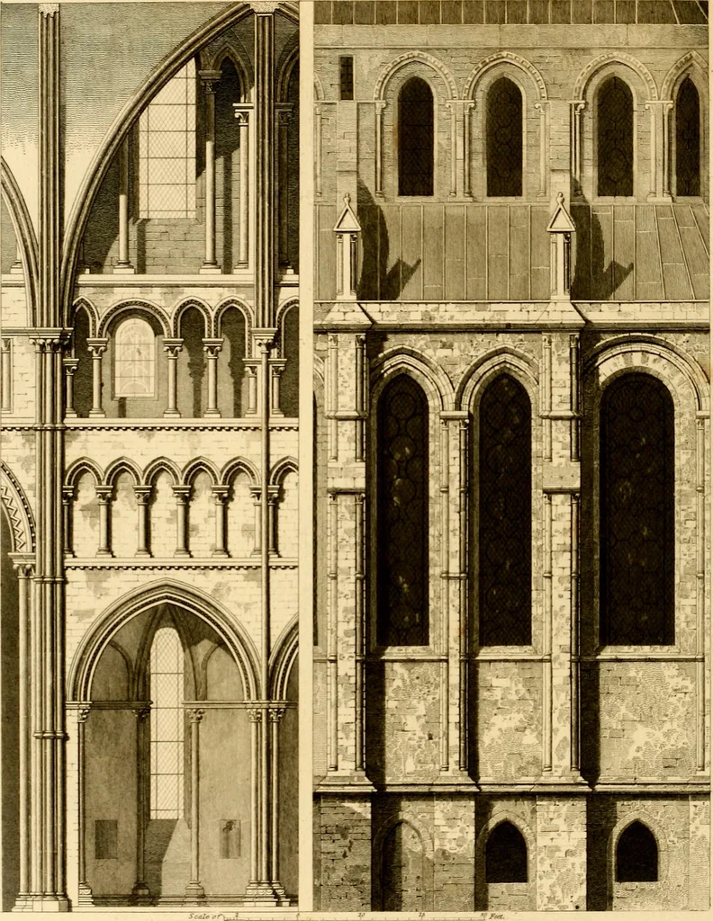 An illustration from Cathedral antiquities, 1814, leaf 73