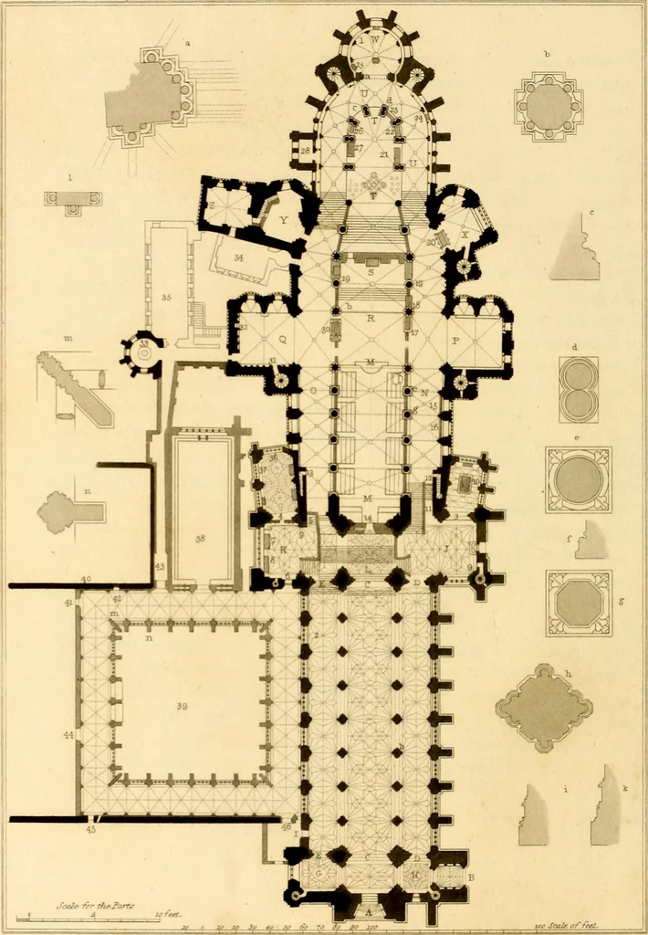 An illustration from Cathedral antiquities, 1814, leaf 79