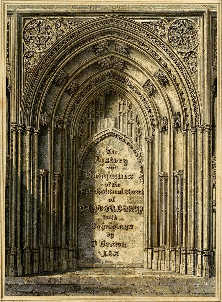 An illustration from Cathedral antiquities, 1814, leaf 8
