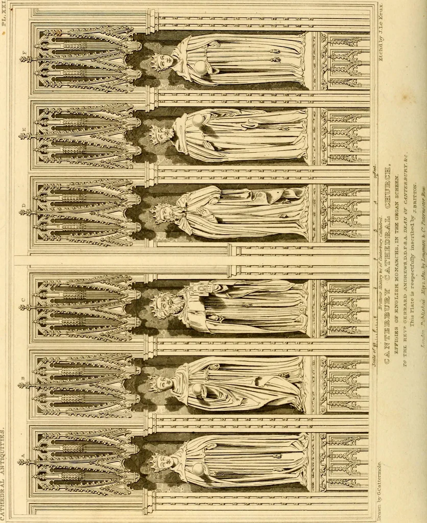 An illustration from Cathedral antiquities, 1814, leaf 87