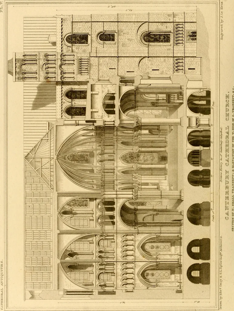 An illustration from Cathedral antiquities, 1814, leaf 97