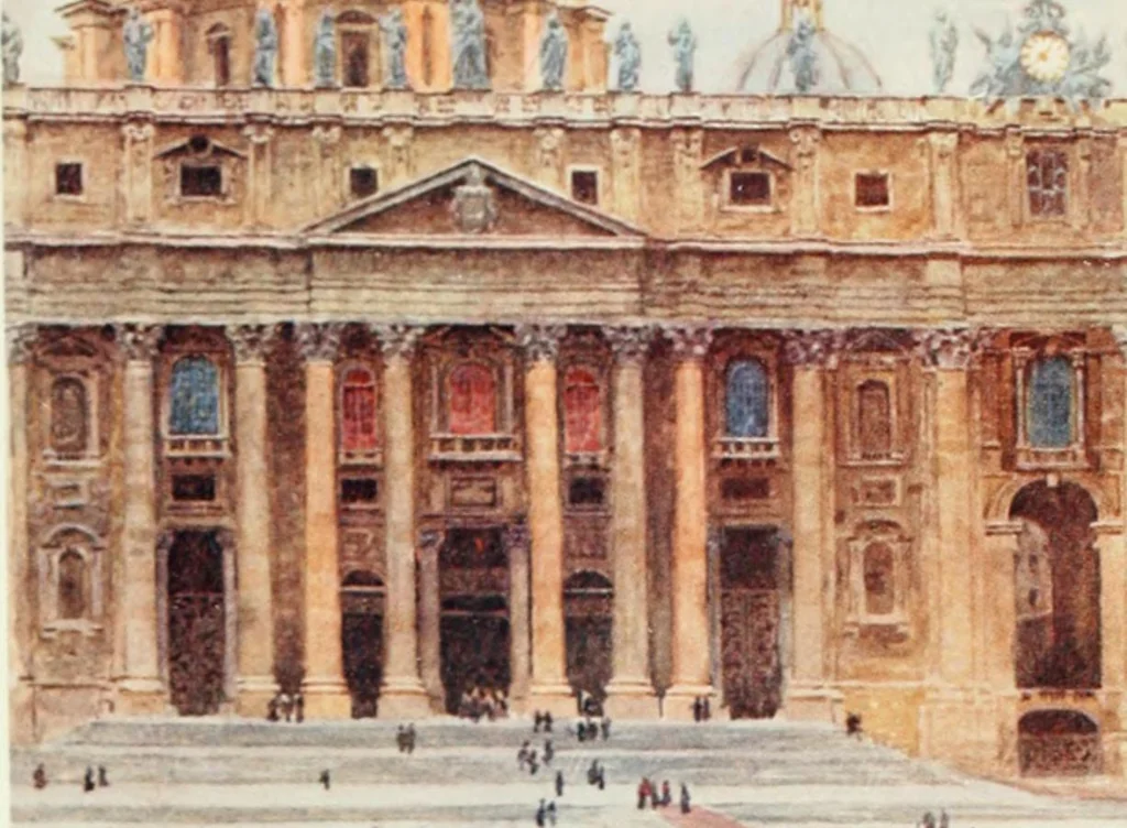 An illustration from Cathedral cities of Italy, 1911, leaf 7