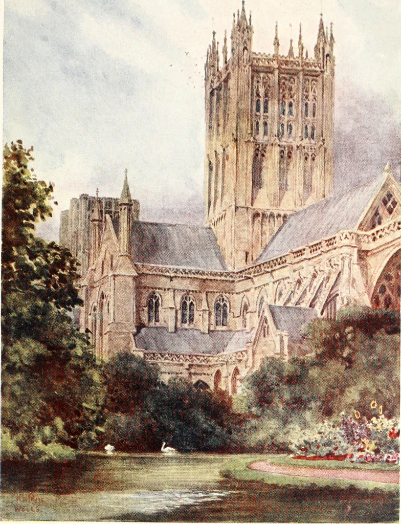 An illustration from Cathedral cities of England, 1905, leaf 116