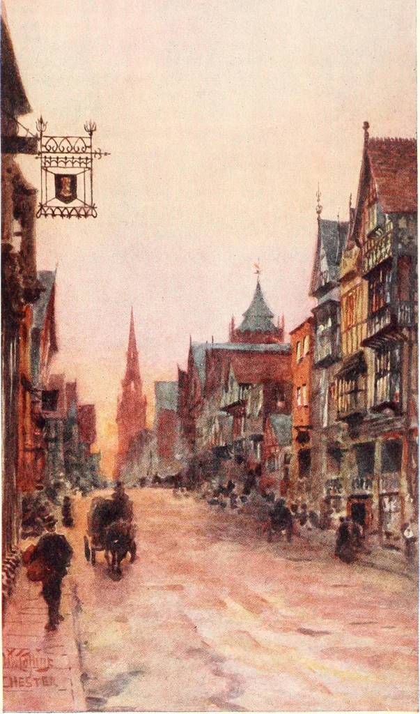 An illustration from Cathedral cities of England, 1905, leaf 154