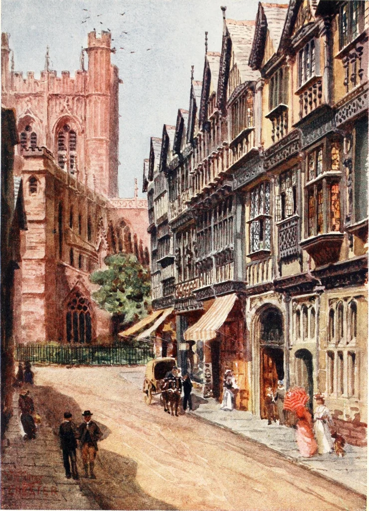 An illustration from Cathedral cities of England, 1905, leaf 164