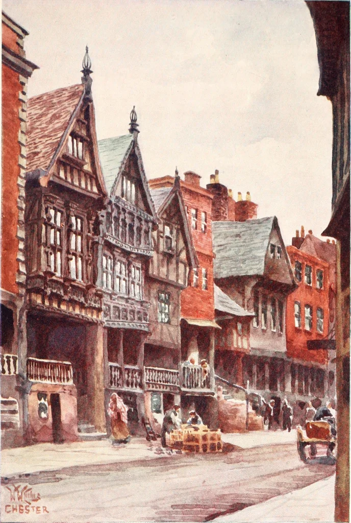 An illustration from Cathedral cities of England, 1905, leaf 170