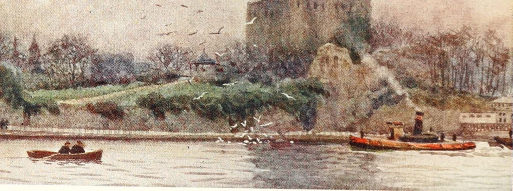 An illustration from Cathedral cities of England, 1905, leaf 180