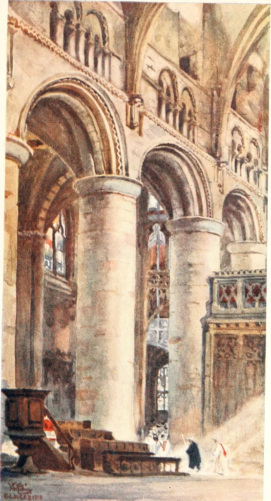 An illustration from Cathedral cities of England, 1905, leaf 218