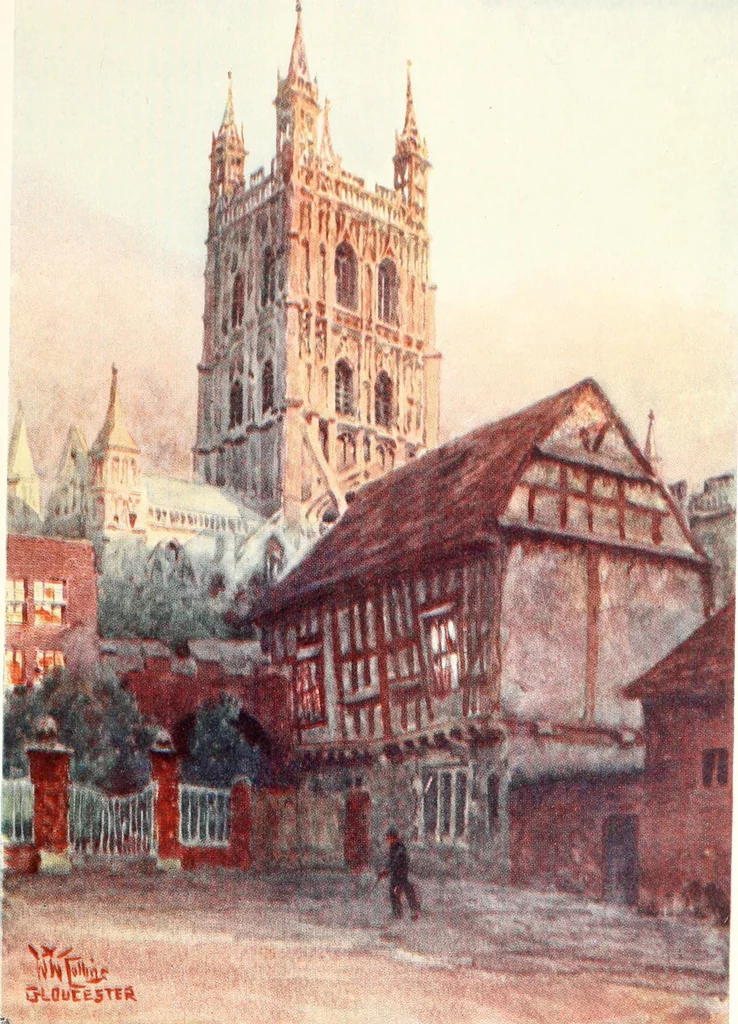 An illustration from Cathedral cities of England, 1905, leaf 224