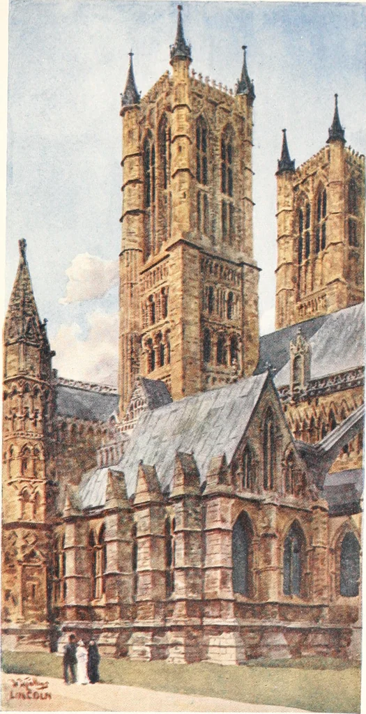 An illustration from Cathedral cities of England, 1905, leaf 264