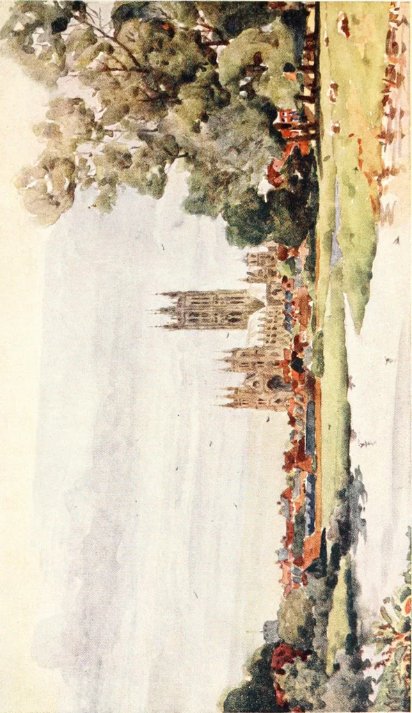 An illustration from Cathedral cities of England, 1905, leaf 32