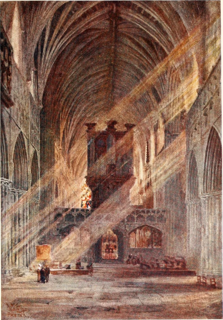 An illustration from Cathedral cities of England, 1905, leaf 322