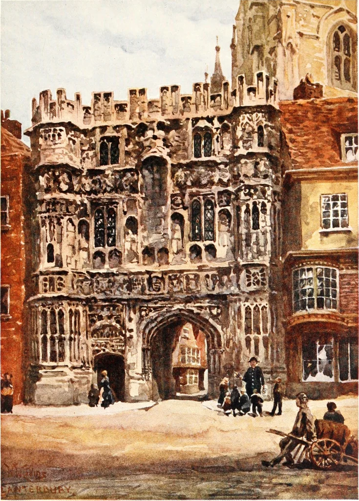 An illustration from Cathedral cities of England, 1905, leaf 36