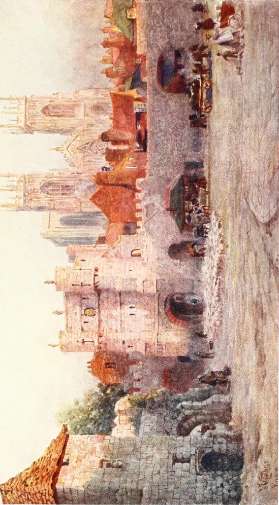 An illustration from Cathedral cities of England, 1905, leaf 396