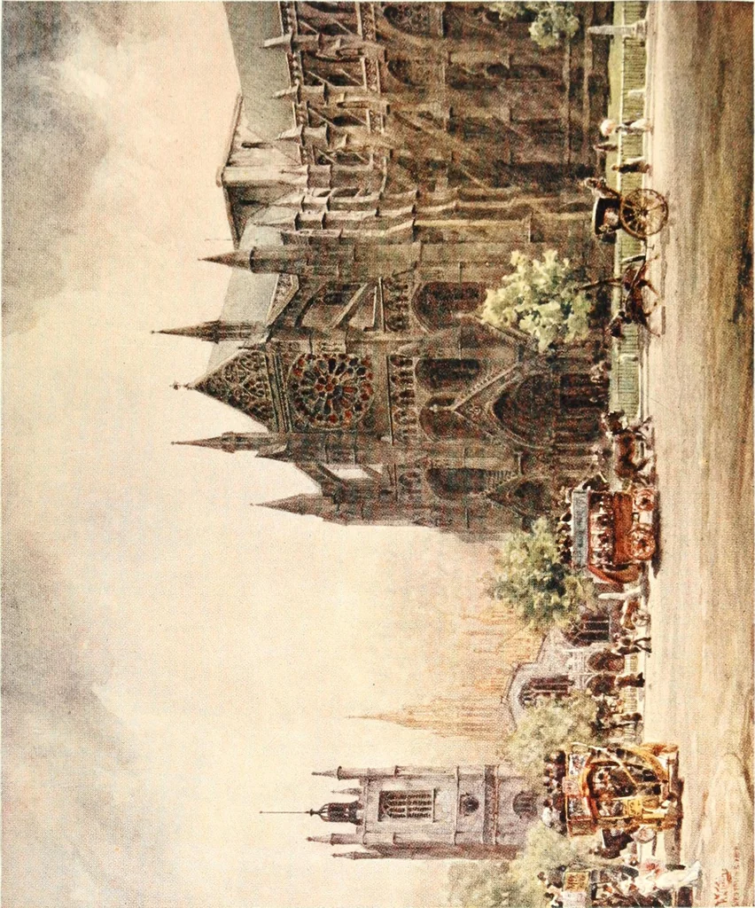 An illustration from Cathedral cities of England, 1905, leaf 432
