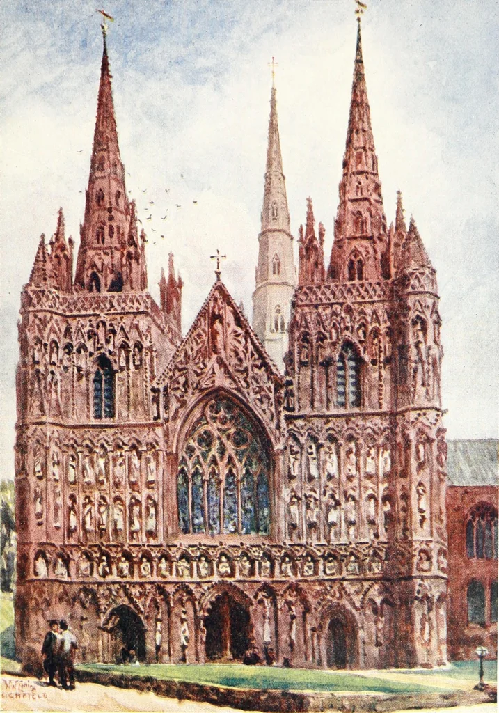 An illustration from Cathedral cities of England, 1905, leaf 74
