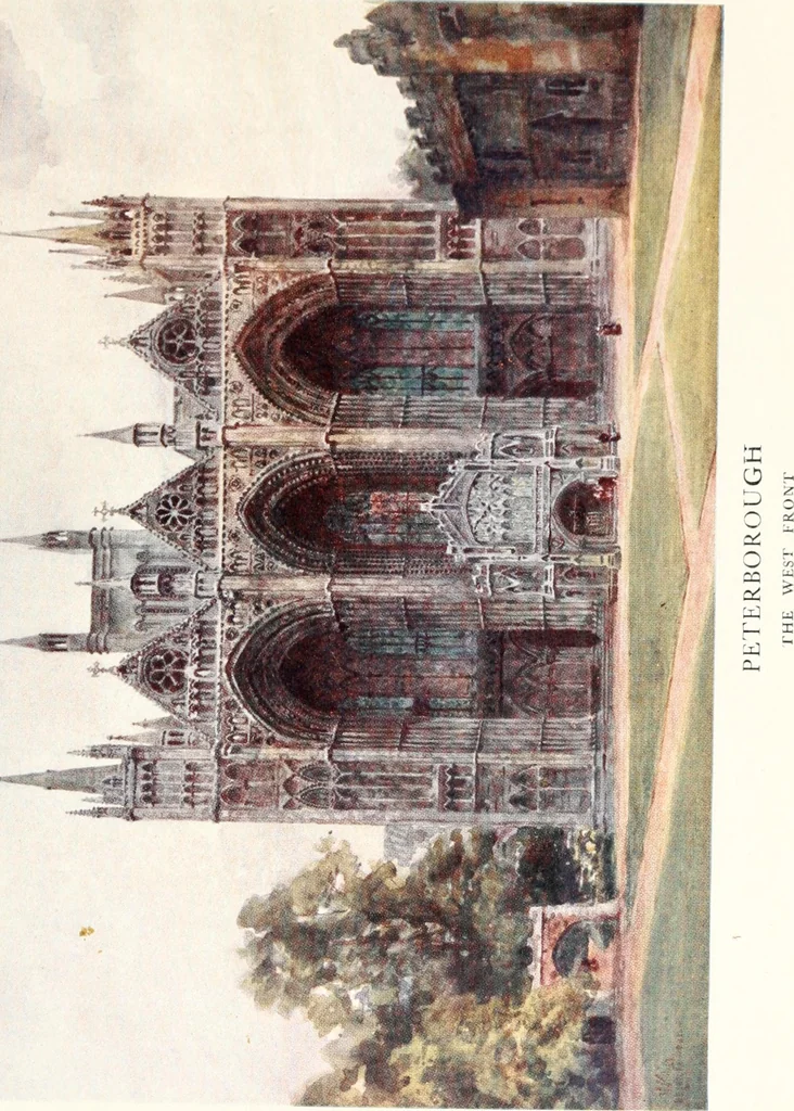 An illustration from Cathedral cities of England, 1905, leaf 96