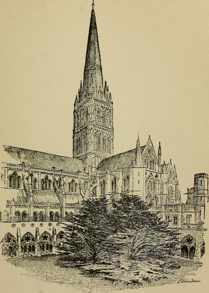 An illustration from Cathedral days : a tour through southern England, 1887, leaf 264