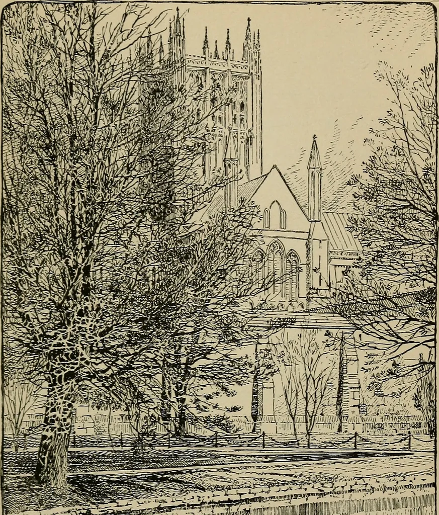 An illustration from Cathedral days : a tour through southern England, 1887, leaf 382
