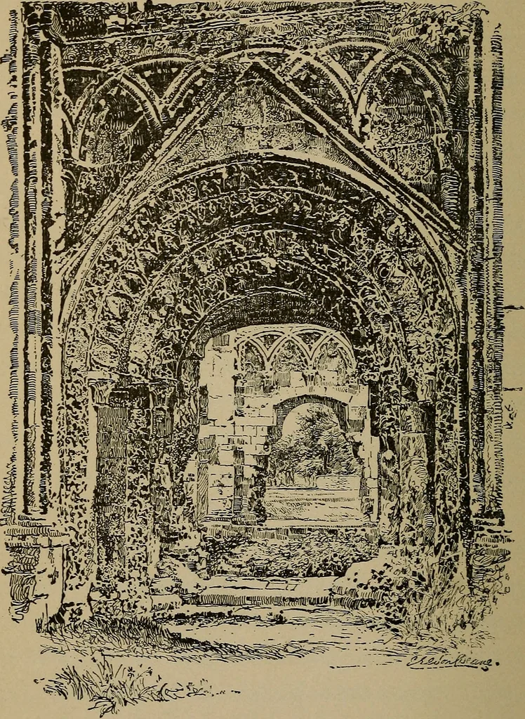 An illustration from Cathedral days : a tour through southern England, 1887, leaf 405