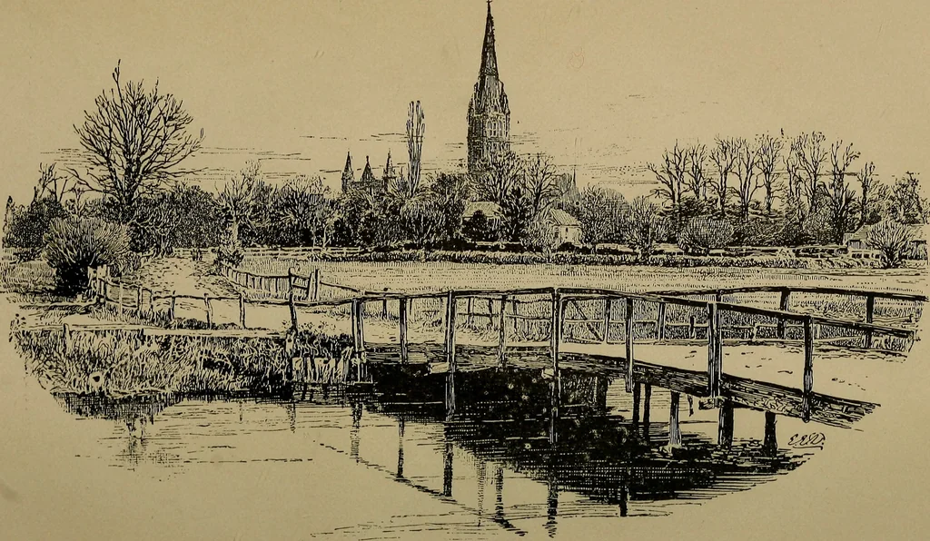 An illustration from Cathedral days : a tour through southern England, 1887, leaf 7