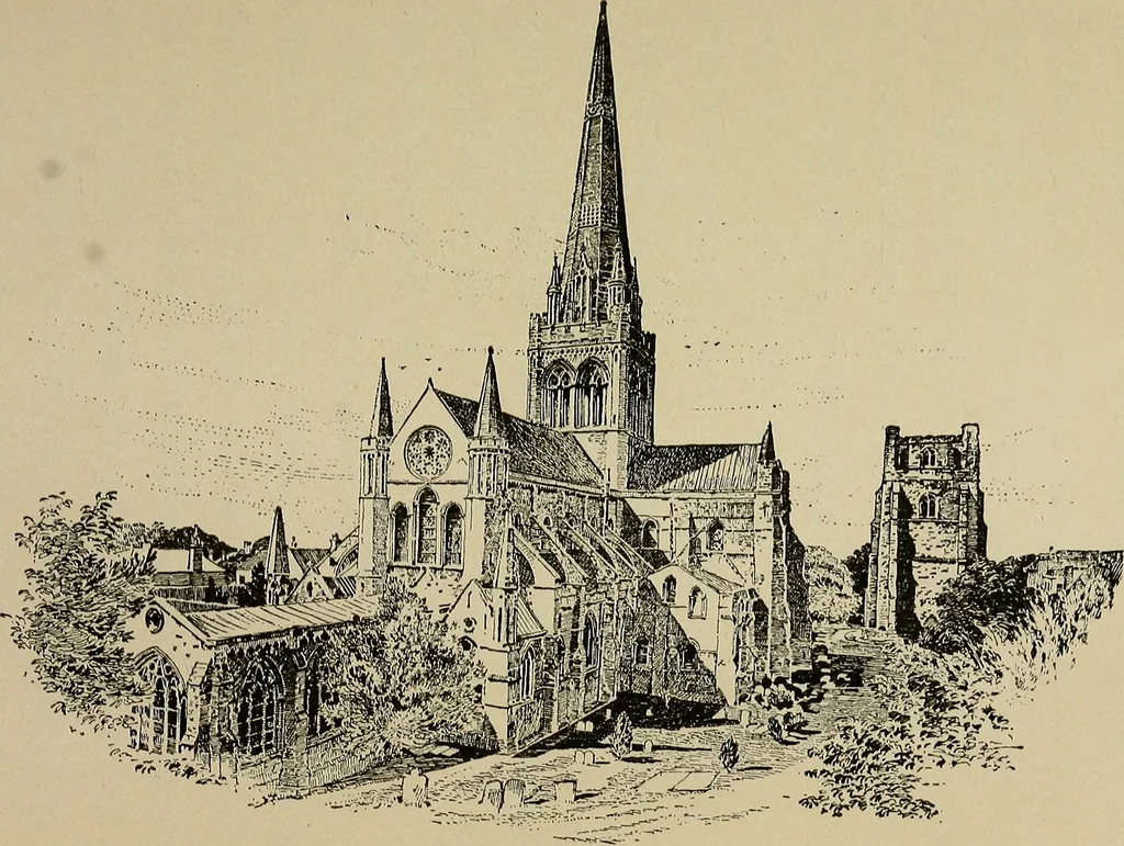 An illustration from Cathedral days : a tour through southern England, 1887, leaf 98