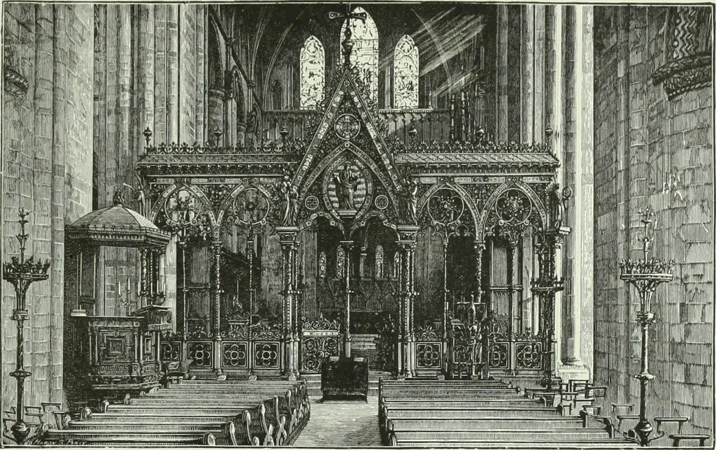 An illustration from Cathedrals, abbeys and churches of England and Wales : descriptive, historical, pictorial, 1890, leaf 144