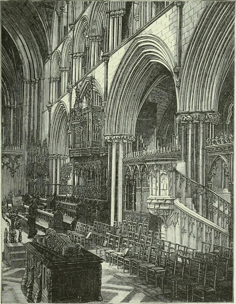 An illustration from Cathedrals, abbeys and churches of England and Wales : descriptive, historical, pictorial, 1890, leaf 154