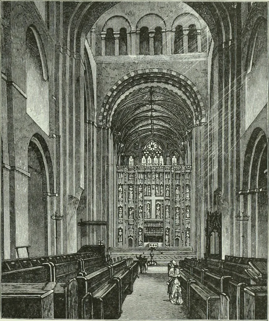 An illustration from Cathedrals, abbeys and churches of England and Wales : descriptive, historical, pictorial, 1890, leaf 196