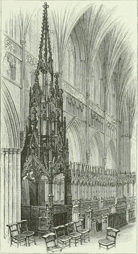 An illustration from Cathedrals, abbeys and churches of England and Wales : descriptive, historical, pictorial, 1890, leaf 260