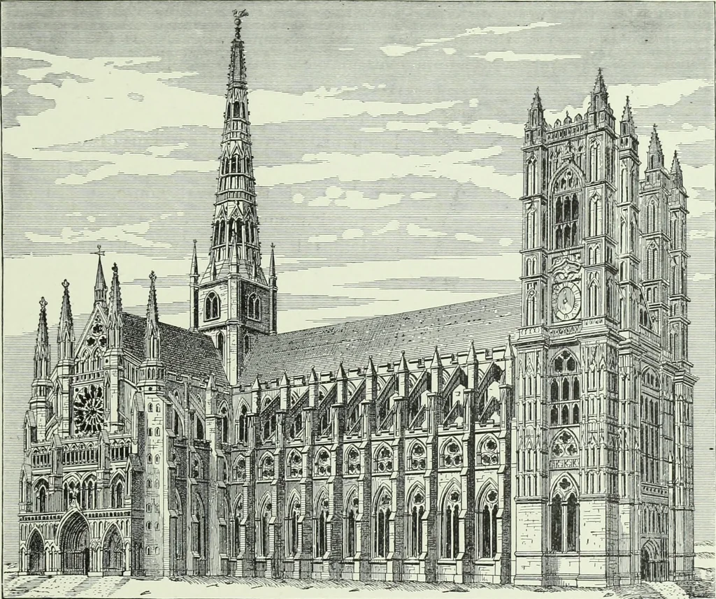 An illustration from Cathedrals, abbeys and churches of England and Wales : descriptive, historical, pictorial, 1890, leaf 354