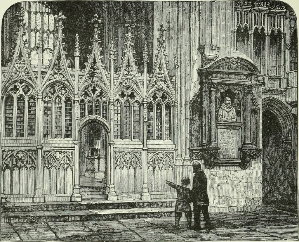 An illustration from Cathedrals, abbeys and churches of England and Wales : descriptive, historical, pictorial, 1890, leaf 43